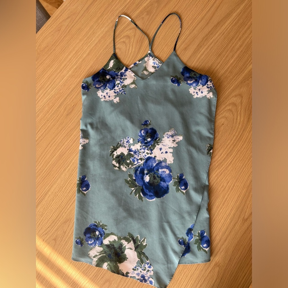 Free People Cami Wrap Dress Floral